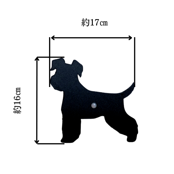 ミニチュアシュナウザー(立ち姿)