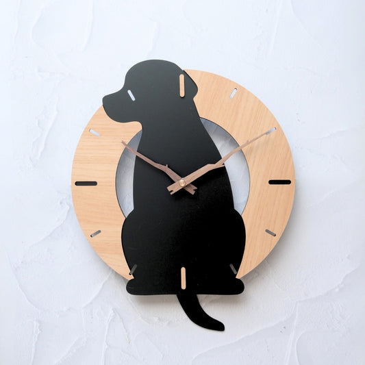 ふりふりわんこ時計_ラブラドール