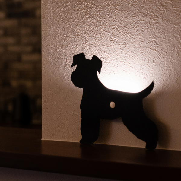 ミニチュアシュナウザー(立ち姿)