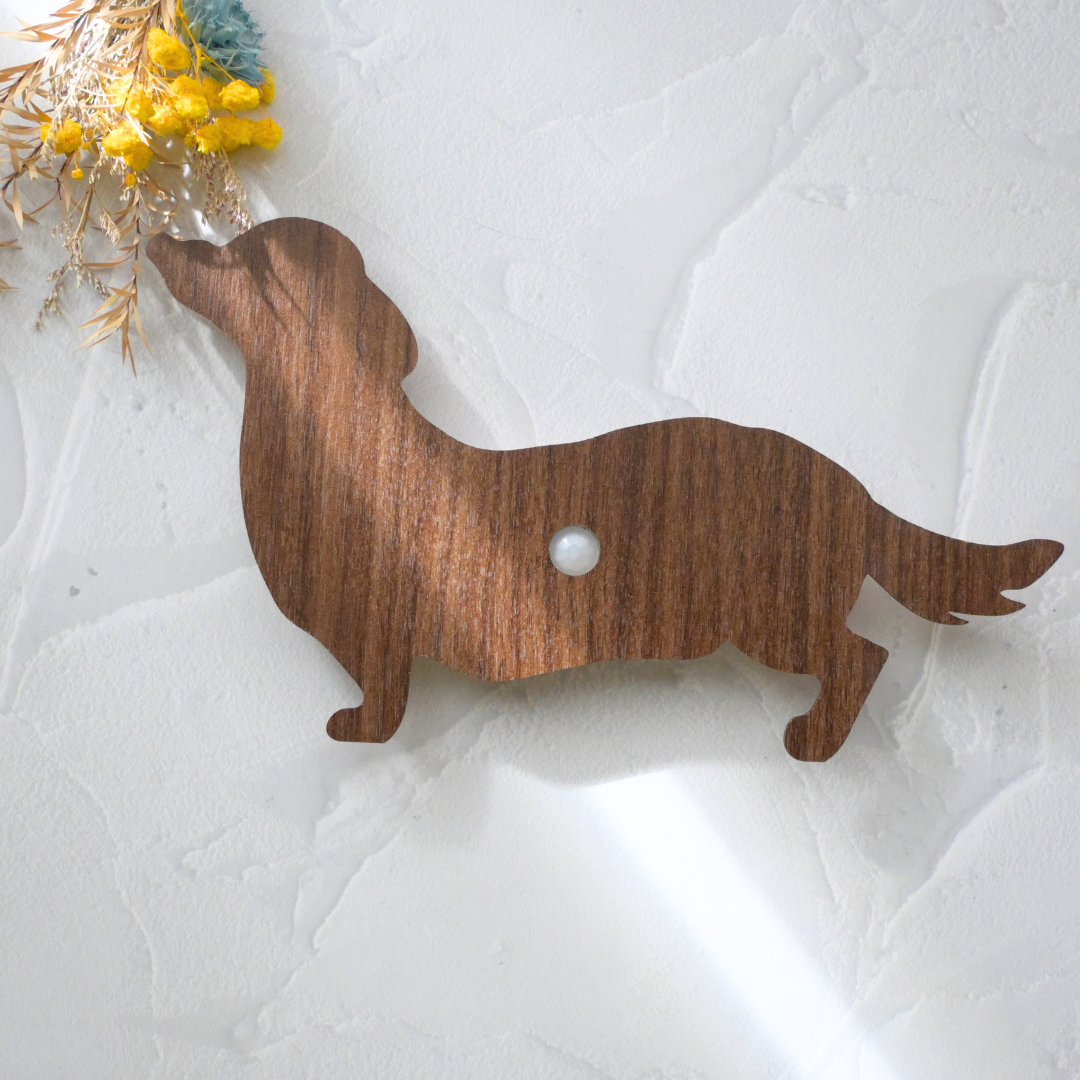 ダックスフンド (木目調)