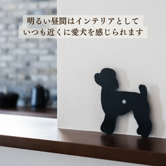 トイプードル(立ち姿)