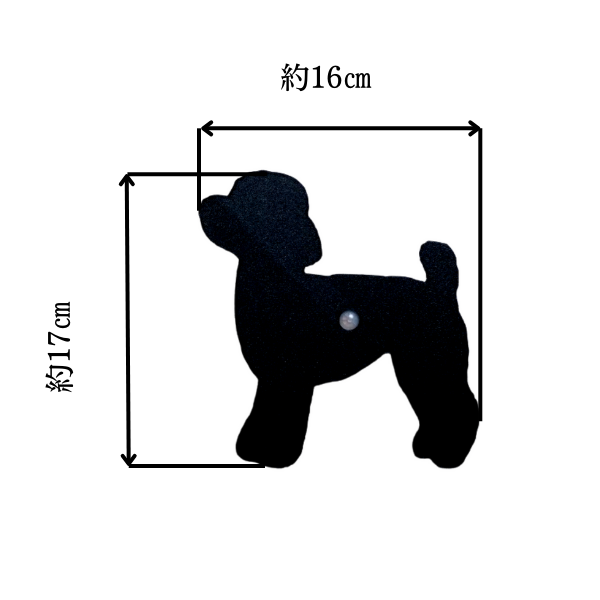 トイプードル(立ち姿)