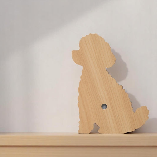 トイプードル (木目調)