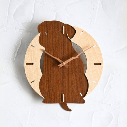 ふりふりわんこ時計_パグ