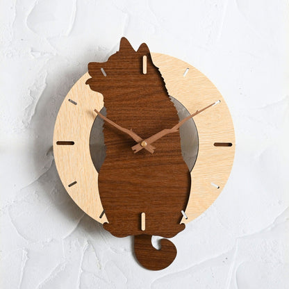 ふりふりわんこ時計_柴犬