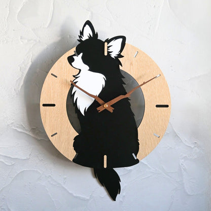 ふりふりわんこ時計_チワワ